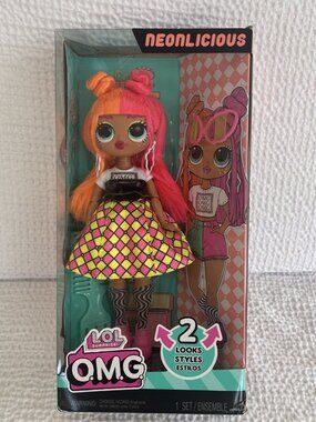 LOL Surprise OMG Neonlicious Fashion Doll with Multiple Surprises New in box!